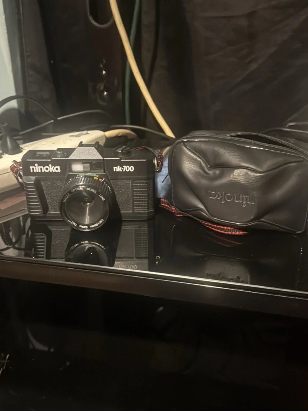 NK-700 Black Film Camera with Carry Case